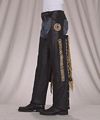 C339<br>Deluxe Leather Chaps with Bead, Bone an...