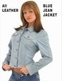 DLJ282<br>Ladies Genuine Leather "Denim"...