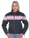 DLJ238-SS<br>Ladies leather racer jacket