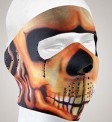 FM14<br>Fire Skull Face mask with velcro strap ...