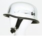 HC102<br>Chrome german novelty helmet Y-strap, ...