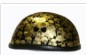 H6401-Burgandy<br>Eagle Novelty Gold Boneyard Helmet