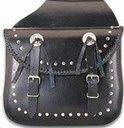 DSD4011-PV<br>PVC Saddlebag With Zipoff & Q-Release