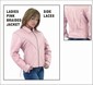 DLJ249-pink<br>Ladies Heavy Duty Soft Pink Leat...